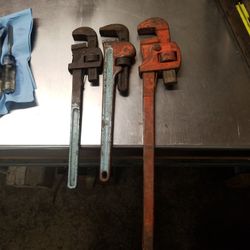 Vintage Pipe Wrenches 