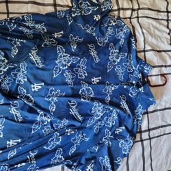 Floral Dodgers Polo