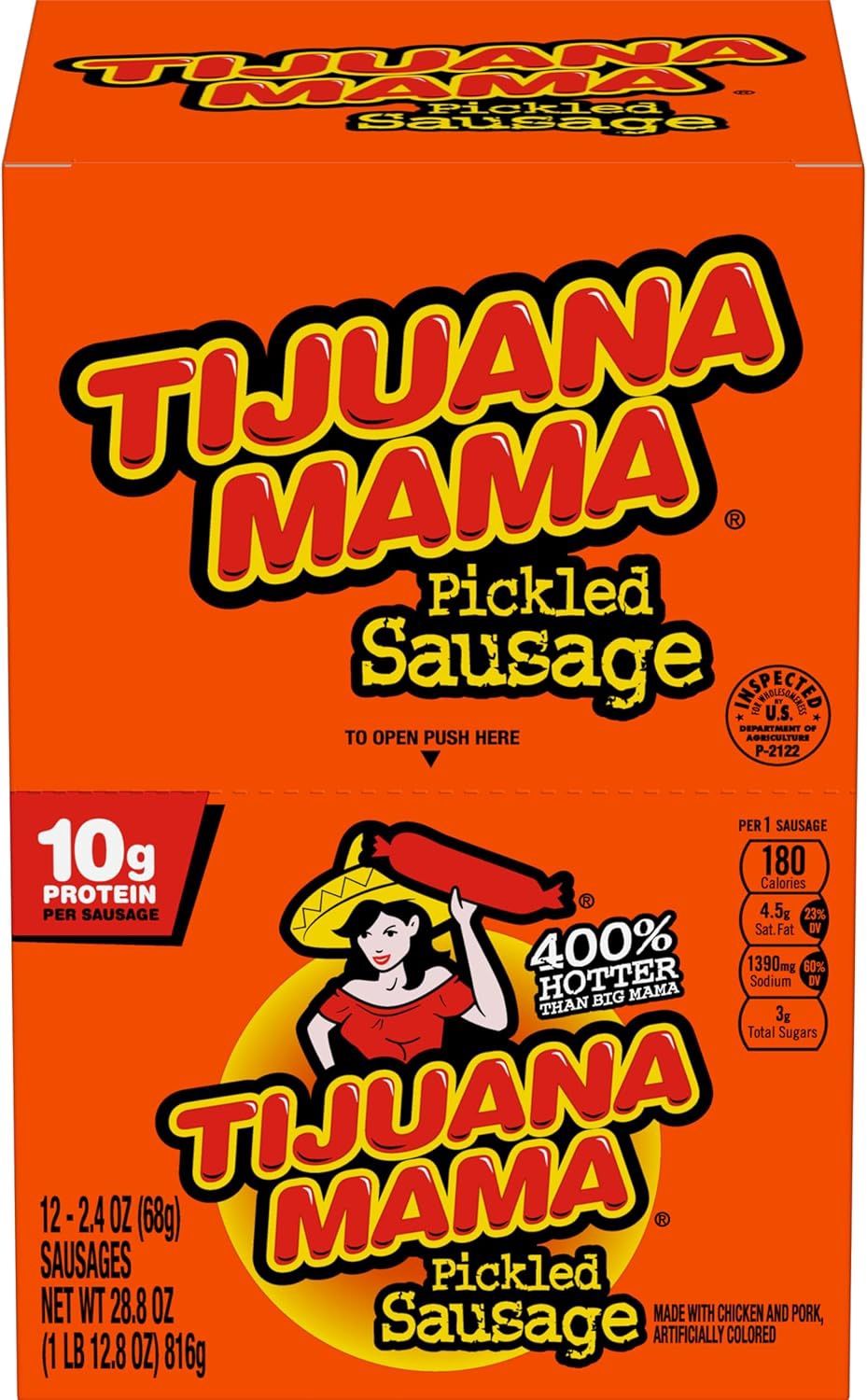 Tijuana Mama Pickled Sausage 
