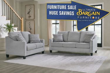 Modern Sofa & Loveseat Set – Clean & Comfortable