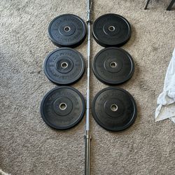 Olympic Rubber Bumper Plates 2”