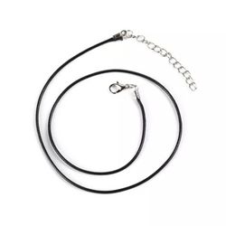New Lot of 4 Pieces Black Necklace Chain