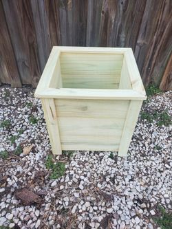 Treated  planter boxes