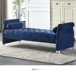 Fleeton Velvet Upholstered Bench — $375 (OBO)