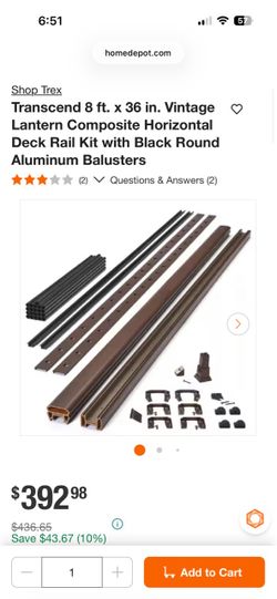 Trex railing