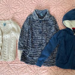LIKE NEW- Toddler Girls 4T Cardigans/Zip Up Jacket