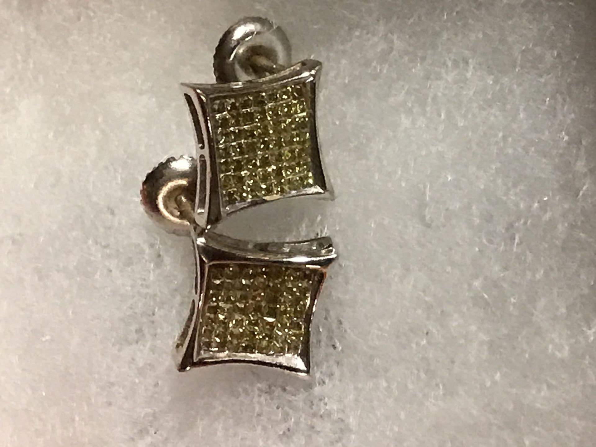 yellow diamond earrings canary diamond earrings