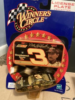 vintage 2000 Hasbro Winner's Circle 1:64 scale die-cast replica of Dale Earnhardt Sr.’s iconic #3 GM Goodwrench Service Plus Chevrolet Monte Carlo