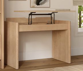 OPEN BOX! Article Torme White Oak Adjustable Desk - Delivery Available!