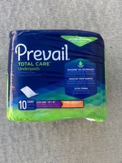 Prevail Total Care Underpads XL 10-Count