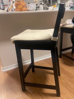 Black IKEA NORDVIKEN Bar Stools (2), in great condition, $80