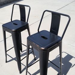 Two Stools metal.  2 1/2 Ft