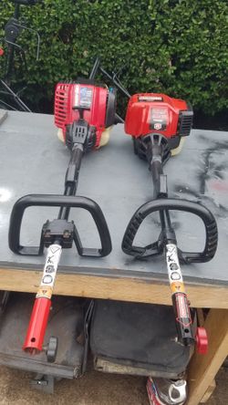 One Craftsman 1 Troy-Bilt 4-cycle Weed Wacker Working Fine