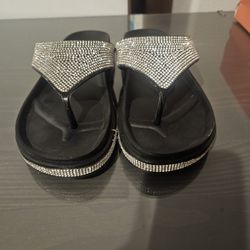 Rhinestone Sandals Women's Size 6