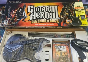 Guitar Hero 3 Legends of Rock Bundle for Playstation 2