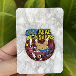 Real Monsters Cartoon Pin