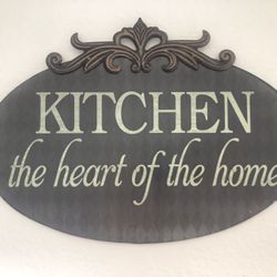 Kitchen The Heart Of The Home Sign