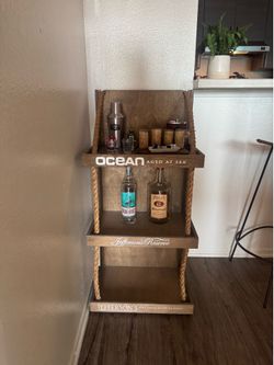 Bar cart or shelf
