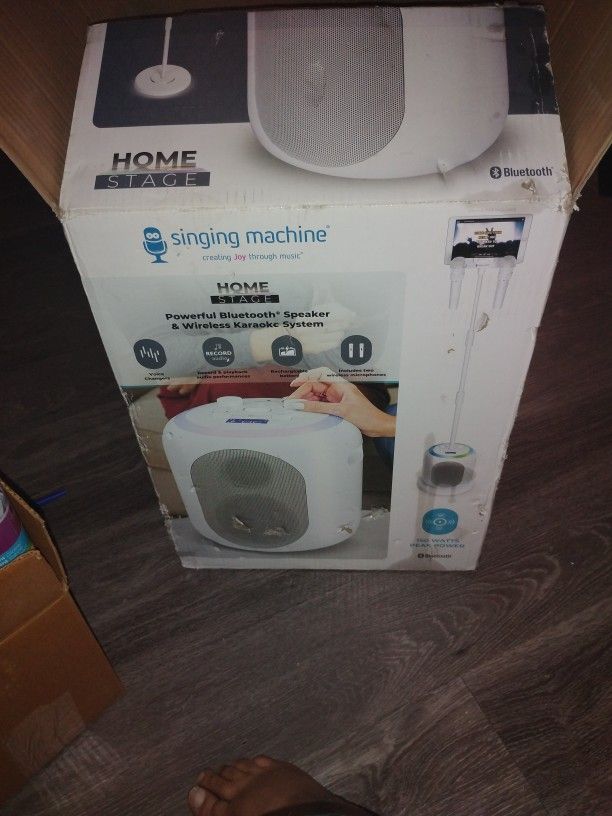 Open box Karaoke Machine Never Used