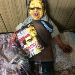 Mezco Chainsaw Massacre Leatherface 12” Plush Doll (Brand New)