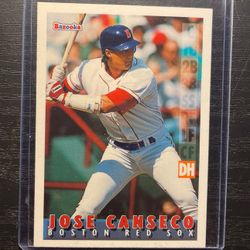 1995 Topps Bazooka Jose Canseco Baseball Card #42