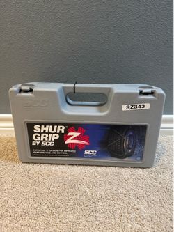 SCC Shur Grip Z Snow Chains – Case Included