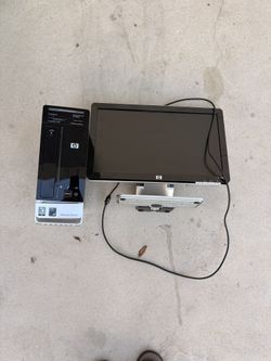 Monitor And Desktop