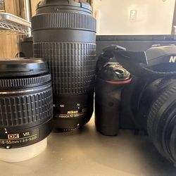 Complete Nikon D5300 DSLR Bundle - 3 Lenses Included!