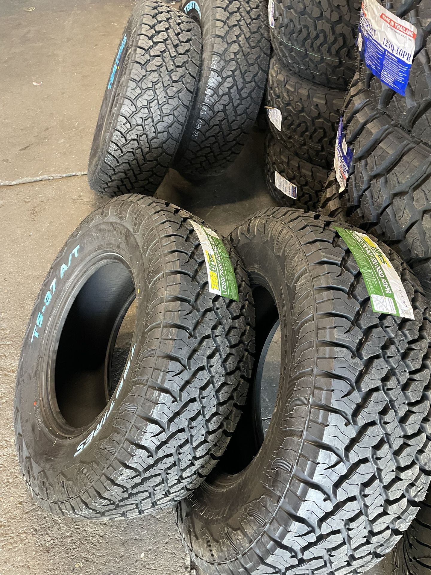 LT 285-70-17 TBB AT All Terrain Tires (4) New Installed 50,000 Mile Warranty-We Finance
