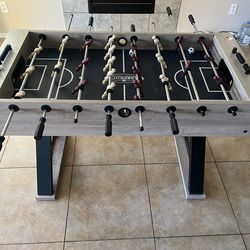 Foosball table, barely used, solid wood