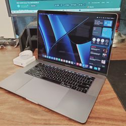 2019 15" Apple MacBook Pro Laptop, Core i9, 32gb ram, Radeon Pro X, Newest MacOS