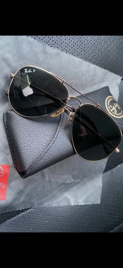 Gold Ray Ban Avatar Frame 