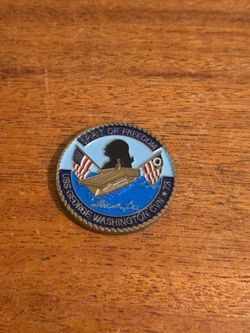 USN USS George Washington CVN-73 Aircraft Carrier Challenge Coin