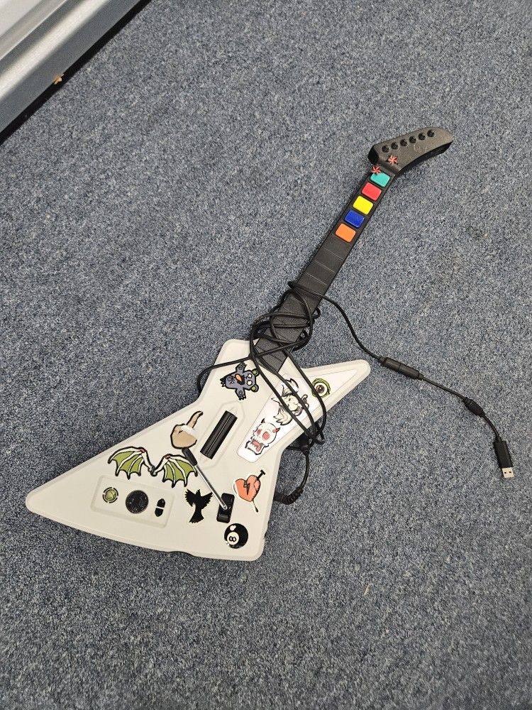 Xbox 360 Guitar Hero Gibson  Xplorer Controller RedOctane 