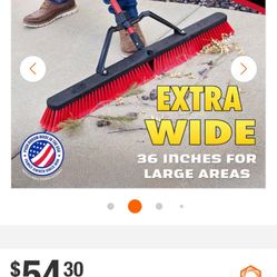 Broom. 36” Push Broom 