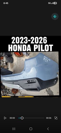 2023/2024/2025/2026 Honda Pilot Rear Bumper Cover