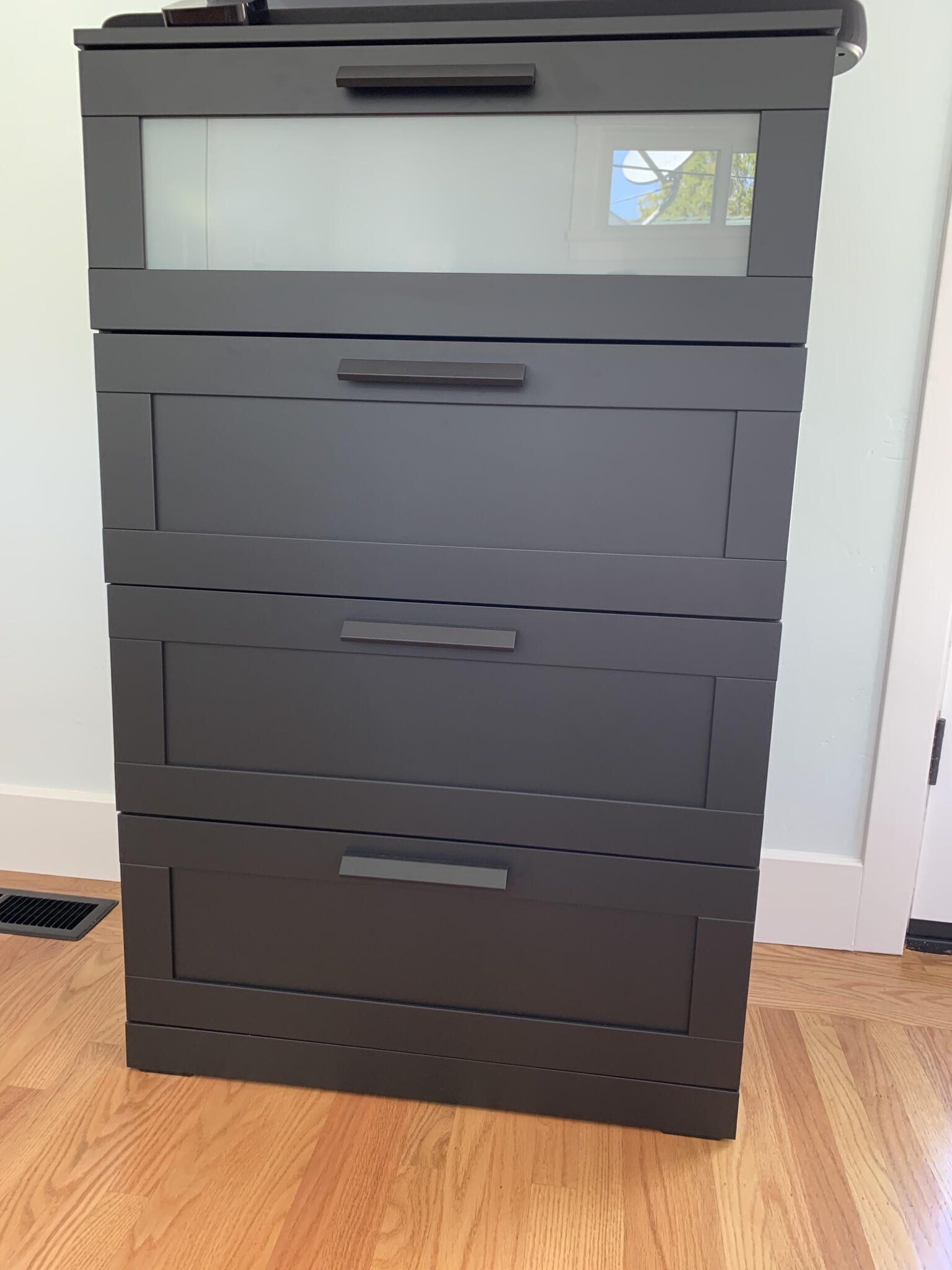IKEA Brimnes 4 Drawer Dresser GRAY
