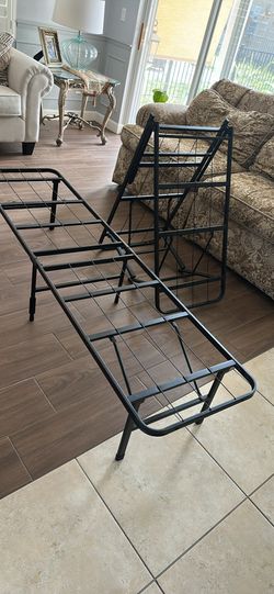 Metal Mattresses Bases (2) 75”x19.5”x14” Each