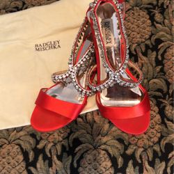 Badgley  Mischka  Jewel Collection .Crystal Sandals.9