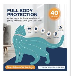 Flea and Tick Collar for Cats 5 Pack,
