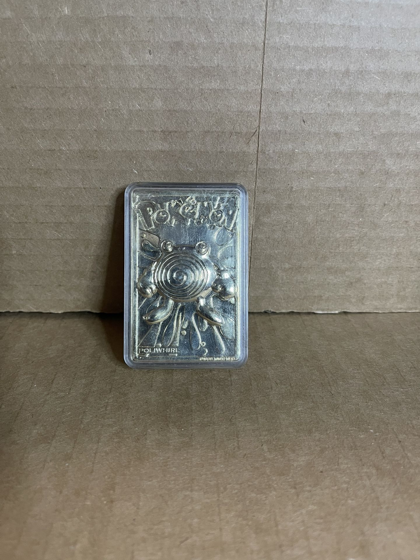 Gold Poliwhirl Card