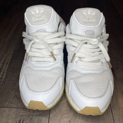 2019 Adidas Tresc Run J Tripple white sneakers Size 7