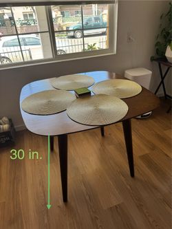 Mid-century Modern Wooden Dinning Table