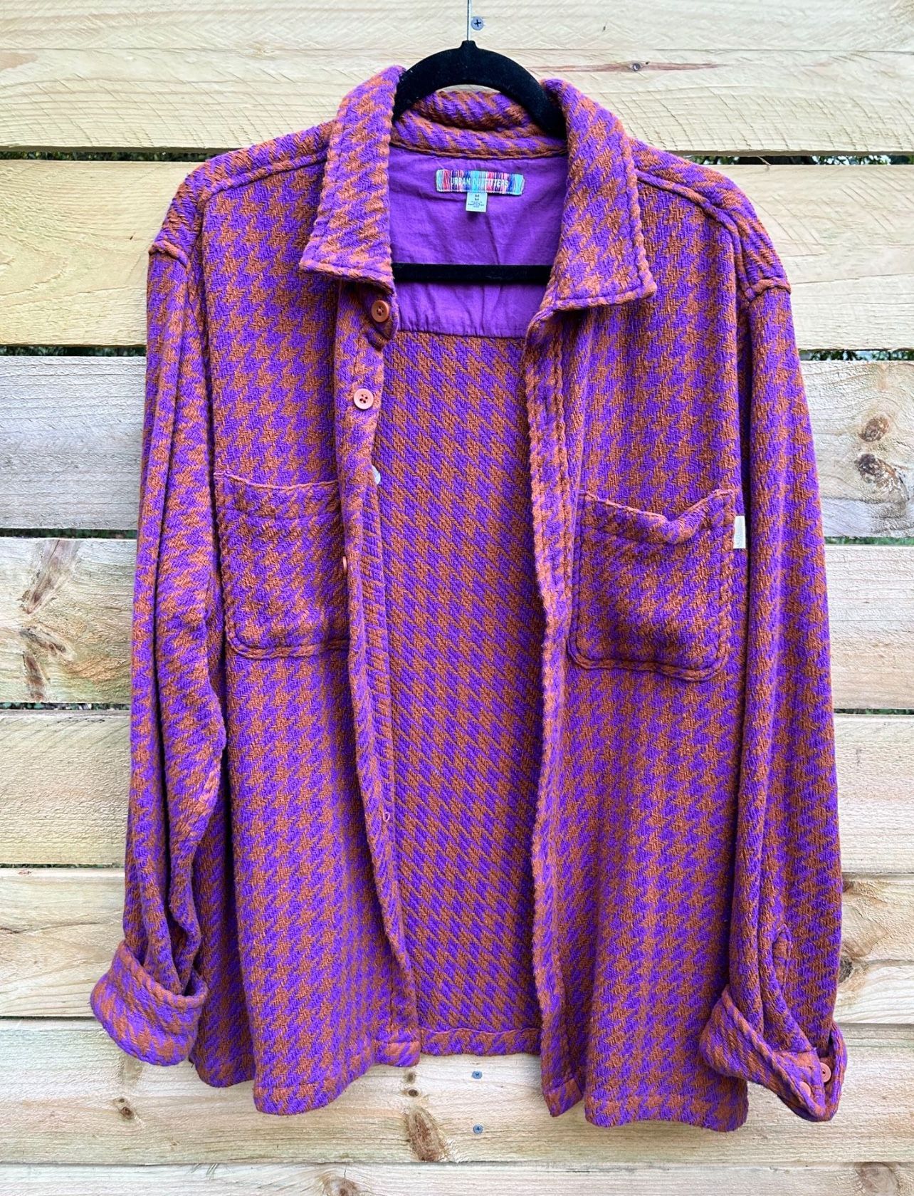 Urban Outfitters Jacket Purple /Orange - Size Medium