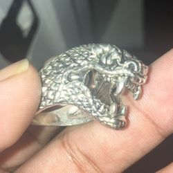 Mamba Snake Stainless Steel Ring 