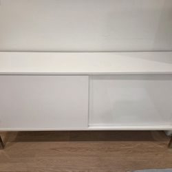 White TV Stand/drawer