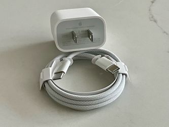 Authentic Apple fast charger set (usb c to c)