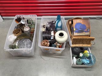 $50 For All, Huge Lot of 100pcs  Kitchen and Decorative items,