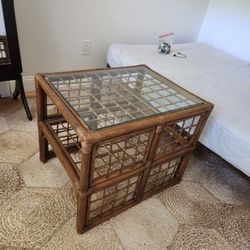 Side Table - Glass Top