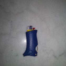 Blue Toker Poker Lighter Sleeve